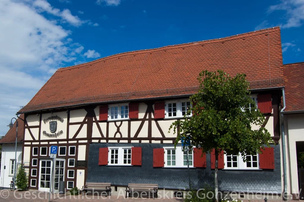 Half-timbered association building in Gonzenheim, Bad Homburg